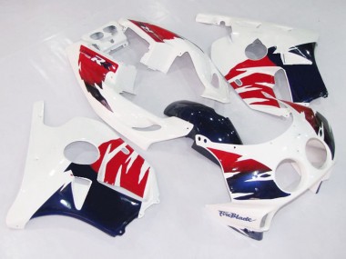 1990-1998 White Red and Blue Honda CBR250RR Fairings for Sale