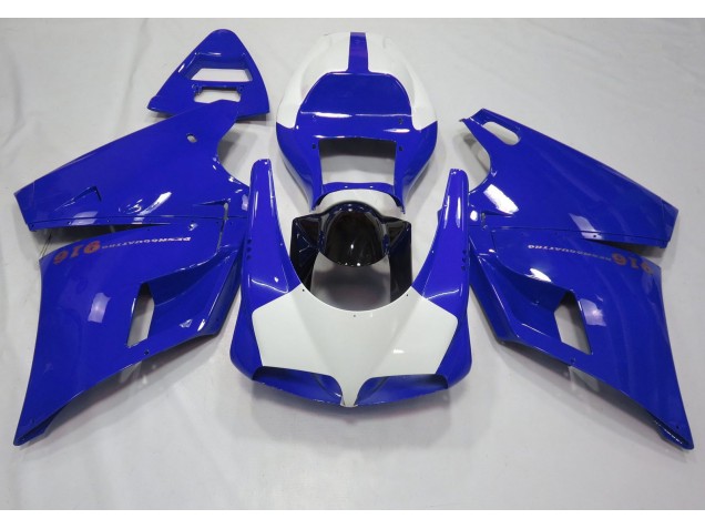 1993-2005 Gloss Blue & White Ducati 996 748 916 998 Fairings for Sale 1993-2005 Gloss Blue & White Ducati 996 748 916 998 Fairings for Sale