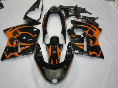 1996-2007 Black and Orange Honda CBR1100XX Fairings for Sale