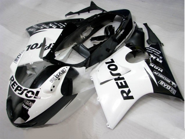 1996-2007 Black White Repsol Honda CBR1100XX Fairings for Sale 1996-2007 Black White Repsol Honda CBR1100XX Fairings for Sale