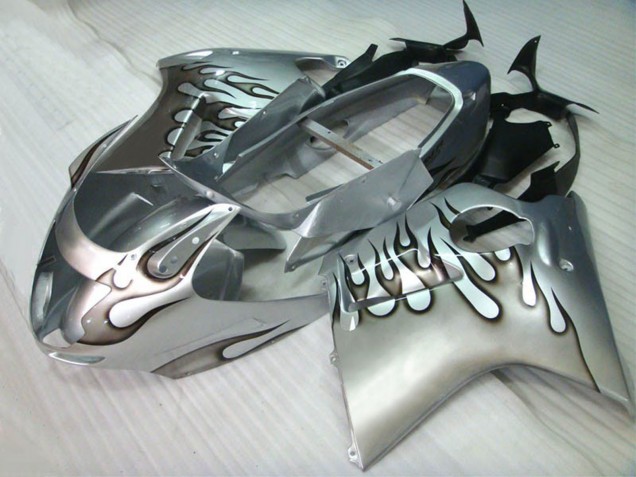 1996-2007 Silver Flame Honda CBR1100XX Fairings for Sale 1996-2007 Silver Flame Honda CBR1100XX Fairings for Sale