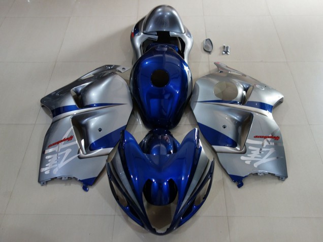 1997-2007 Deep Blue & Silver Suzuki GSXR 1300 Fairings for Sale 1997-2007 Deep Blue & Silver Suzuki GSXR 1300 Fairings for Sale