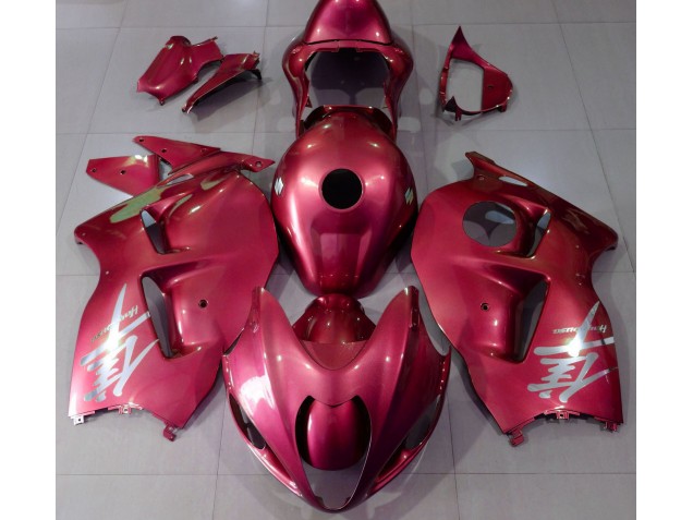 1997-2007 Gloss Red & Silver Logo Suzuki GSXR 1300 Fairings for Sale 1997-2007 Gloss Red & Silver Logo Suzuki GSXR 1300 Fairings for Sale