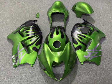 1997-2007 Green and Black Suzuki GSXR 1300 Fairings for Sale