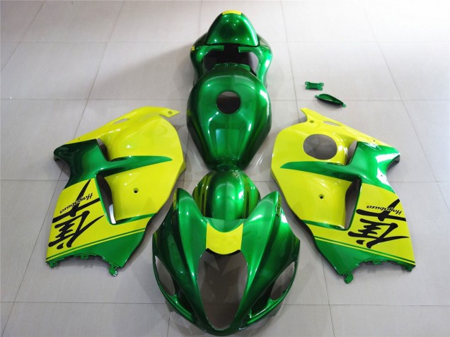 1997-2007 Green and Yellow Suzuki GSXR 1300 Fairings for Sale 1997-2007 Green and Yellow Suzuki GSXR 1300 Fairings for Sale
