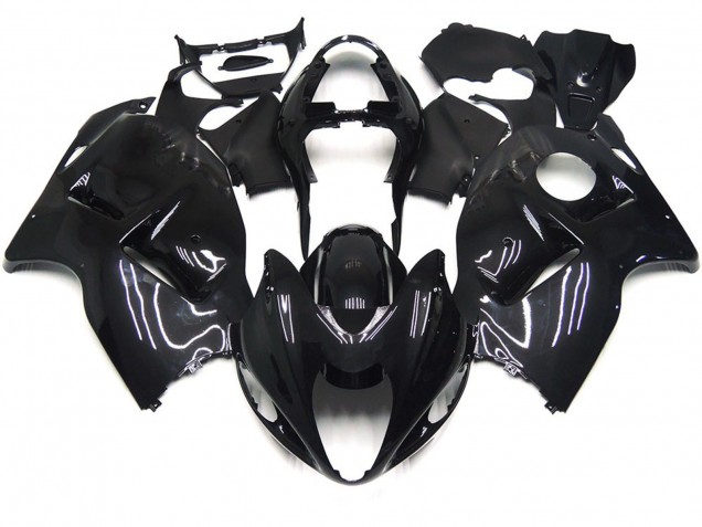 1997-2007 Plain Black Gloss Suzuki GSXR 1300 Fairings for Sale