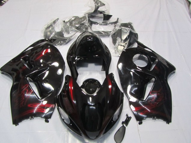 1997-2007 Red Deep Gloss Suzuki GSXR 1300 Fairings for Sale 1997-2007 Red Deep Gloss Suzuki GSXR 1300 Fairings for Sale