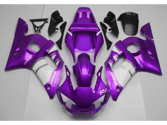 1998-2002 Purple & White Yamaha R6 Fairings for Sale 1998-2002 Purple & White Yamaha R6 Fairings for Sale