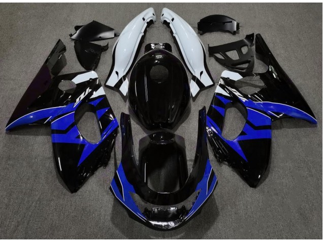 1998-2007 Gloss Black Blue and White Yamaha YZF600 Fairings for Sale 1998-2007 Gloss Black Blue and White Yamaha YZF600 Fairings for Sale