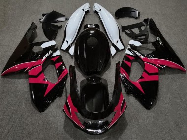 1998-2007 Gloss Black Red and White Yamaha YZF600 Fairings for Sale
