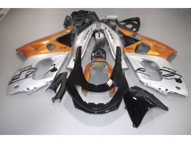 1998-2007 Gloss Orange Silver and Black Yamaha YZF600 Fairings for Sale