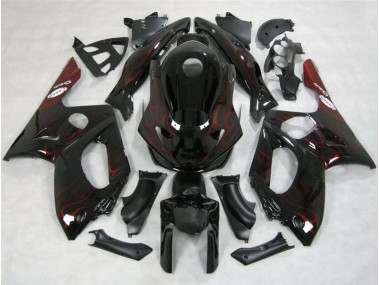 1998-2007 Red Flame Yamaha YZF600 Fairings for Sale