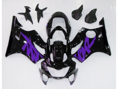 1999-2000 Gloss Black & Purple Honda CBR600 F4 Fairings for Sale