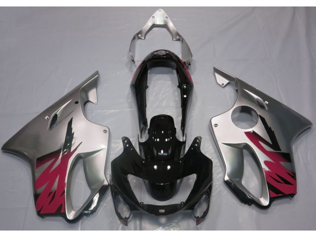 1999-2000 Gloss Silver & Red Honda CBR600 F4 Fairings for Sale 1999-2000 Gloss Silver & Red Honda CBR600 F4 Fairings for Sale