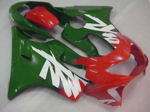 1999-2000 Green Red and White Decal Honda CBR600 F4 Fairings for Sale 1999-2000 Green Red and White Decal Honda CBR600 F4 Fairings for Sale