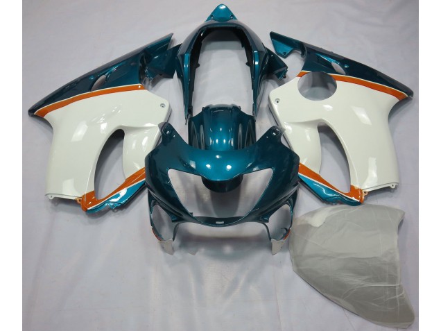 1999-2000 Light Blue and Orange Honda CBR600 F4 Fairings for Sale 1999-2000 Light Blue and Orange Honda CBR600 F4 Fairings for Sale