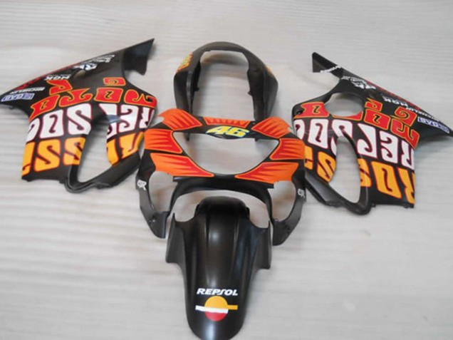1999-2000 Matte Orange Black and Red Honda CBR600 F4 Fairings for Sale 1999-2000 Matte Orange Black and Red Honda CBR600 F4 Fairings for Sale