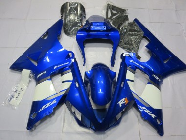 2000-2001 Blue and White Yamaha R1 Fairings for Sale