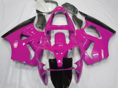 2000-2002 Gloss Pink & Black Kawasaki ZX6R Fairings for Sale