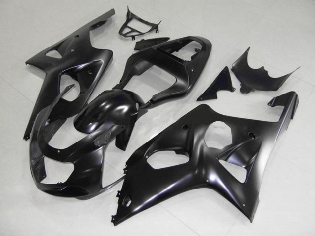 2000-2002 Matte Black Suzuki GSXR 1000 Fairings for Sale 2000-2002 Matte Black Suzuki GSXR 1000 Fairings for Sale