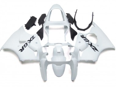 2000-2002 Plain Gloss With Logo Kawasaki ZX6R Fairings for Sale