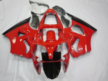 2000-2002 Red and Black Kawasaki ZX6R Fairings for Sale