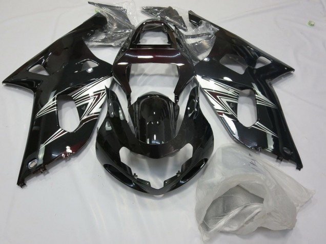 2001-2003 Black Silver Suzuki GSXR 600-750 Fairings for Sale