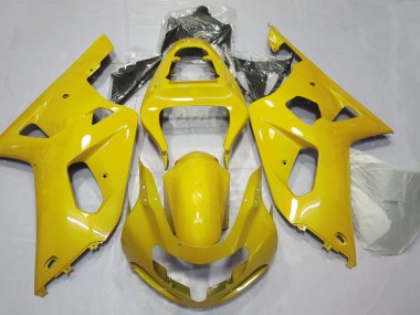 2001-2003 Bright Yellow Suzuki GSXR 600-750 Fairings for Sale