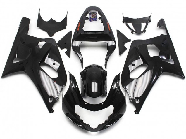 2001-2003 Gloss Black W Red Decal Suzuki GSXR 600-750 Fairings for Sale 2001-2003 Gloss Black W Red Decal Suzuki GSXR 600-750 Fairings for Sale
