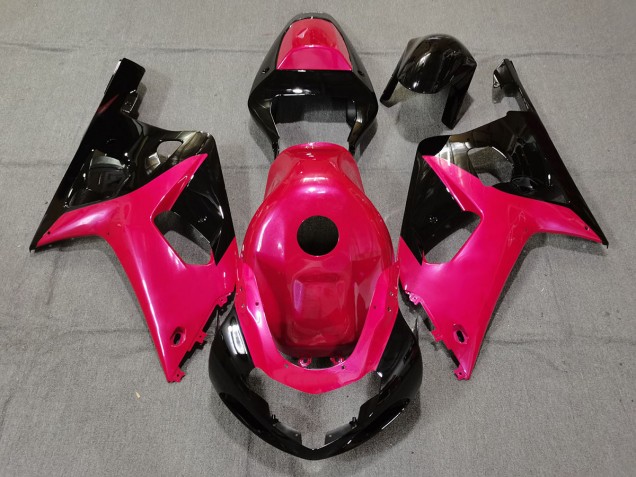 2001-2003 Gloss Pink and Black Suzuki GSXR 600-750 Fairings for Sale 2001-2003 Gloss Pink and Black Suzuki GSXR 600-750 Fairings for Sale