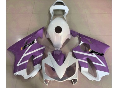 2001-2003 Gloss White and Purple Honda CBR600 F4i Fairings for Sale