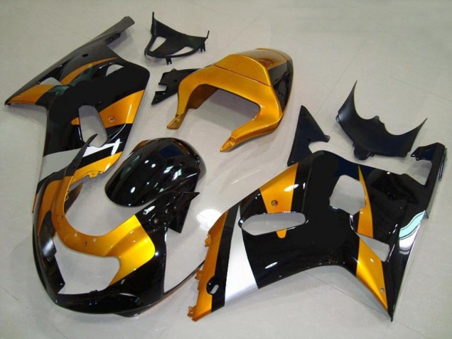 2001-2003 Gold and Black Suzuki GSXR 600-750 Fairings for Sale 2001-2003 Gold and Black Suzuki GSXR 600-750 Fairings for Sale