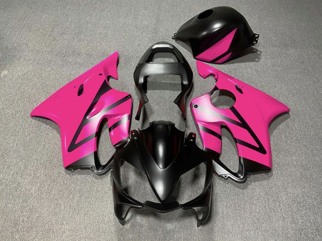 2001-2003 Matte Black and Pink Honda CBR600 F4i Fairings for Sale 2001-2003 Matte Black and Pink Honda CBR600 F4i Fairings for Sale
