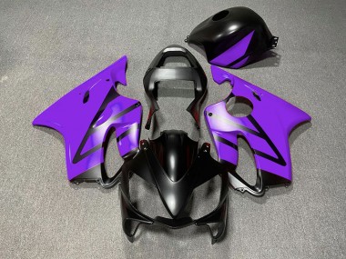 2001-2003 Matte Black and Purple Honda CBR600 F4i Fairings for Sale