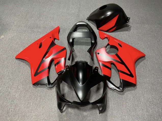 2001-2003 Matte Black and Red Honda CBR600 F4i Fairings for Sale 2001-2003 Matte Black and Red Honda CBR600 F4i Fairings for Sale