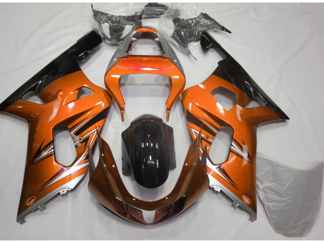 2001-2003 Orange and Silver Suzuki GSXR 600-750 Fairings for Sale 2001-2003 Orange and Silver Suzuki GSXR 600-750 Fairings for Sale