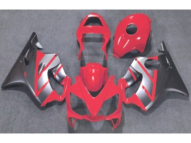 2001-2003 Red and Matte Silver Honda CBR600 F4i Fairings for Sale