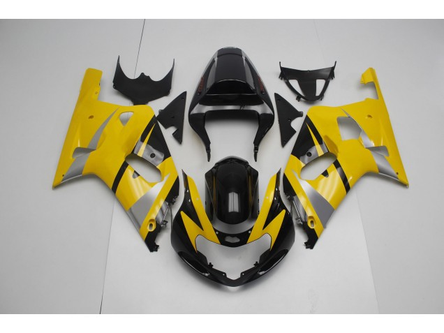 2001-2003 Yellow and Black Suzuki GSXR 600-750 Fairings for Sale 2001-2003 Yellow and Black Suzuki GSXR 600-750 Fairings for Sale