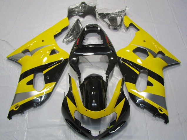 2001-2003 Yellow OEM Style Suzuki GSXR 600-750 Fairings for Sale 2001-2003 Yellow OEM Style Suzuki GSXR 600-750 Fairings for Sale