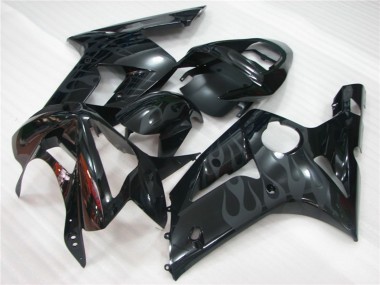 2003-2004 Black Flame Kawasaki ZX6R Fairings for Sale