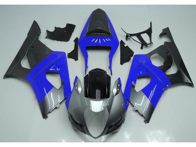 2003-2004 Blue Silver and Black Suzuki GSXR 1000 Fairings for Sale 2003-2004 Blue Silver and Black Suzuki GSXR 1000 Fairings for Sale