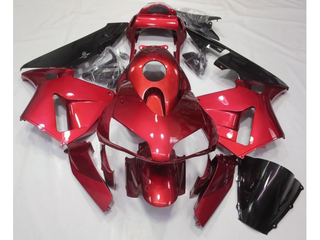 2003-2004 Candy Red Plain Honda CBR600RR Fairings for Sale
