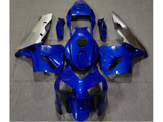 2003-2004 Deep Blue & Silver Honda CBR600RR Fairings for Sale 2003-2004 Deep Blue & Silver Honda CBR600RR Fairings for Sale