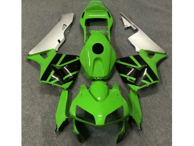 2003-2004 Gloss Green & Matte Silver Honda CBR600RR Fairings for Sale