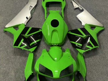2003-2004 Gloss Green & Matte Silver Honda CBR600RR Fairings for Sale