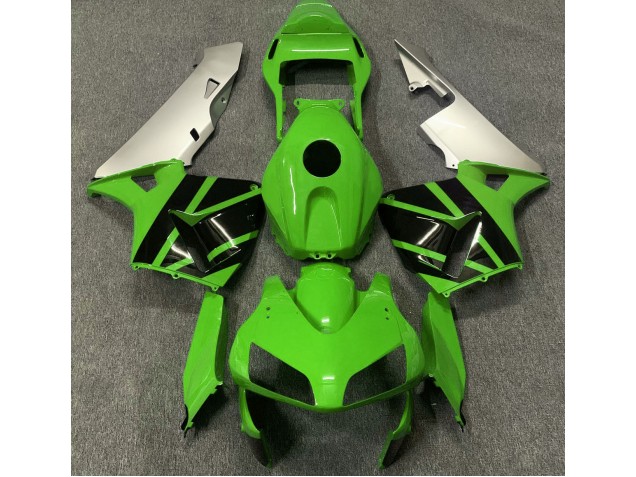 2003-2004 Gloss Green & Matte Silver Honda CBR600RR Fairings for Sale 2003-2004 Gloss Green & Matte Silver Honda CBR600RR Fairings for Sale