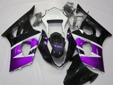 2003-2004 Gloss Purple and White Suzuki GSXR 1000 Fairings for Sale