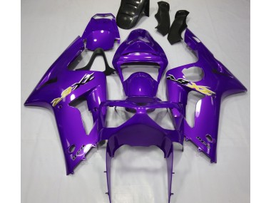 2003-2004 Gloss Purple Kawasaki ZX6R Fairings for Sale