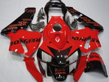 2003-2004 Gloss Red Repsol Honda CBR600RR Fairings for Sale