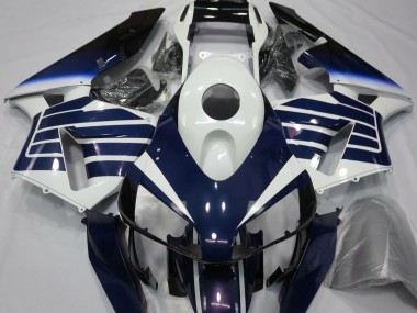 2003-2004 Gloss White & Blue Fade Honda CBR600RR Fairings for Sale
